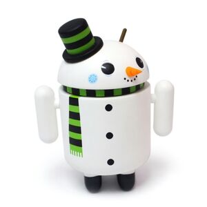 Android Mini Collectible Figure Flakes Special Edition Snowman Bell Gary Ham